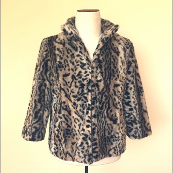 chicos leopard coat